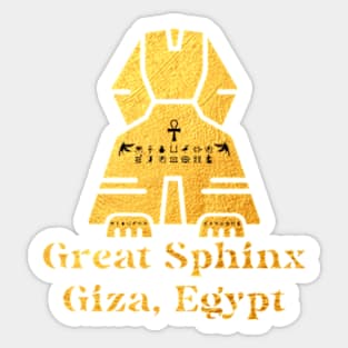 F&B Printer- Great Sphinx: Giza, Egypt Sticker